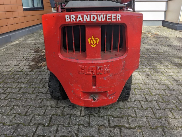 Heftruck lpg, clark, c500 y30, rood, 1971 - afbeelding 25 van  29