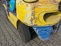 Heftruck lpg, komatsu, fg25ht-12, geel/blauw, 1998 - afbeelding 5 van  23
