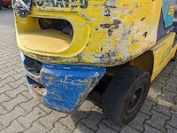 Heftruck lpg, komatsu, fg25ht-12, geel/blauw, 1998 - afbeelding 6 van  23