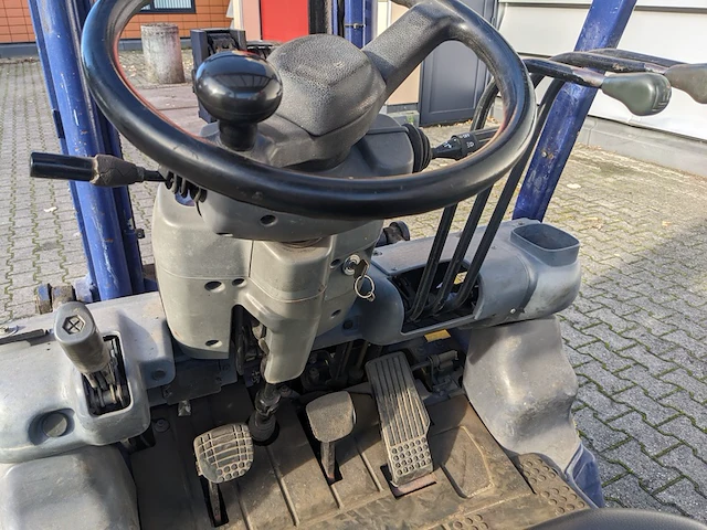 Heftruck lpg, komatsu, fg25ht-12, geel/blauw, 1998 - afbeelding 11 van  23