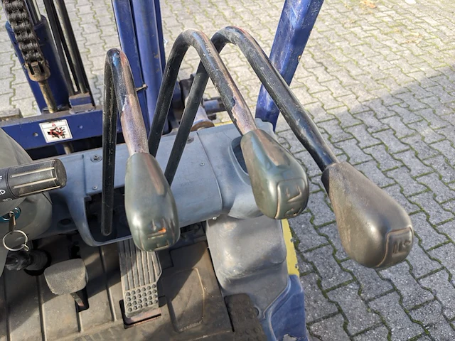Heftruck lpg, komatsu, fg25ht-12, geel/blauw, 1998 - afbeelding 15 van  23