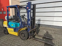 Heftruck lpg, komatsu, fg25ht-12, geel/blauw, 1998 - afbeelding 17 van  23