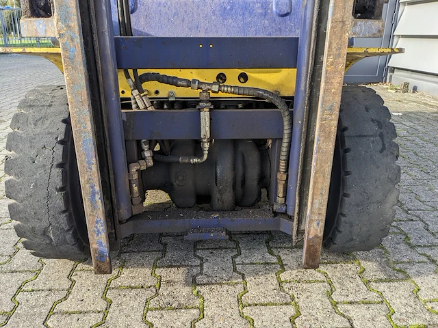 Heftruck lpg, komatsu, fg25ht-12, geel/blauw, 1998 - afbeelding 20 van  23