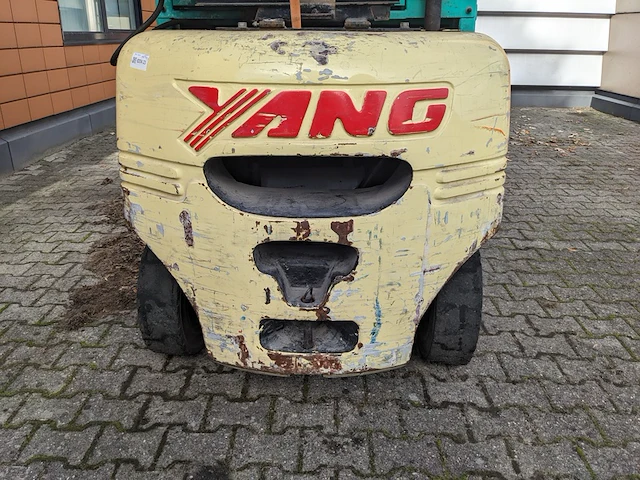 Heftruck lpg, yang, fg25ii, groen/beige, 1999 - afbeelding 5 van  29