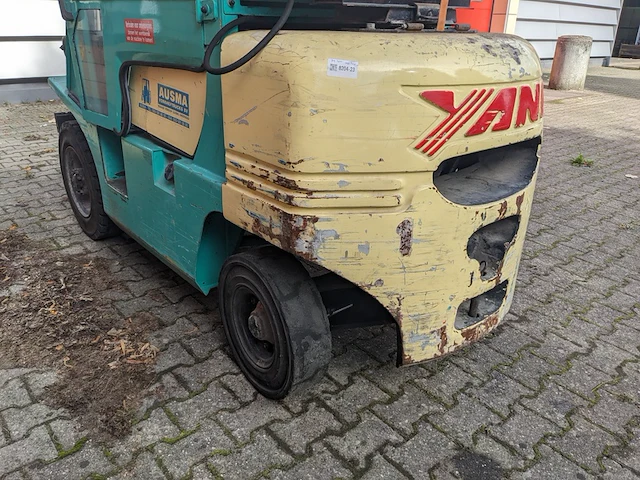Heftruck lpg, yang, fg25ii, groen/beige, 1999 - afbeelding 6 van  29