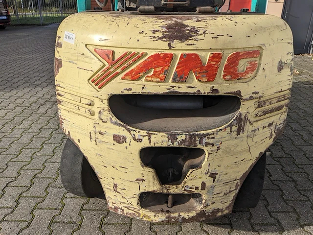 Heftruck lpg, yang, fg25tiii, groen/beige, 1998 - afbeelding 8 van  24