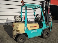 Heftruck lpg, yang, fg25tiii, groen/beige, 1998 - afbeelding 12 van  24