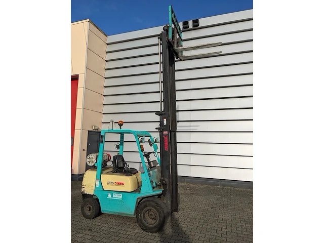 Heftruck lpg, yang, fg25tiii, groen/beige, 1998 - afbeelding 19 van  24