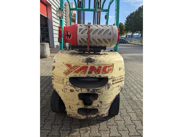 Heftruck lpg, yang, fg25tiii, groen/beige, 1998 - afbeelding 21 van  24