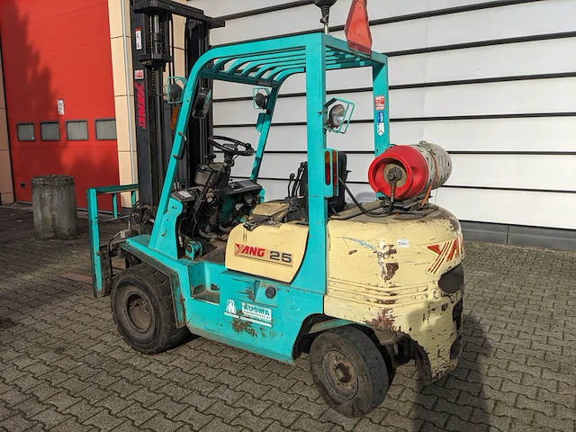 Heftruck lpg, yang, fg25tiii, groen/beige, 1998 - afbeelding 22 van  24