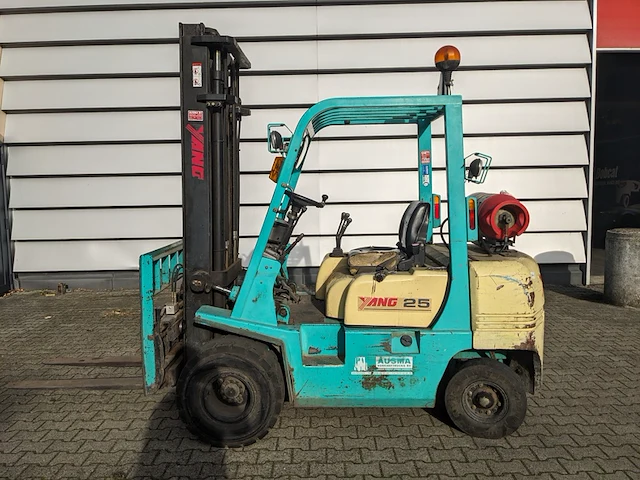 Heftruck lpg, yang, fg25tiii, groen/beige, 1998 - afbeelding 23 van  24