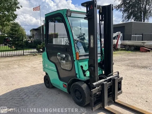 Heftruck mitsubishi, 15 grendia, groen, bouwjaar 2012 - afbeelding 12 van  14