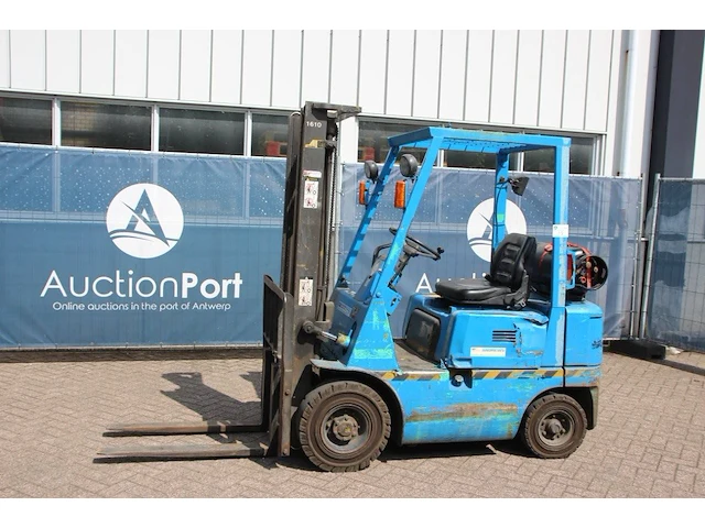 Heftruck mitsubishi fg 14 lpg 1350kg 3.3m 1985 - afbeelding 1 van  1