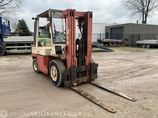 Heftruck nissan , bf03a35u, oranje, bouwjaar 1992 - afbeelding 2 van  15