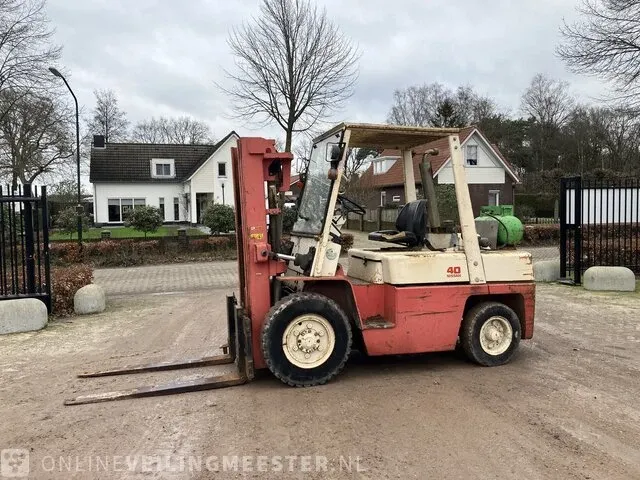 Heftruck nissan , bf03a35u, oranje, bouwjaar 1992 - afbeelding 1 van  15