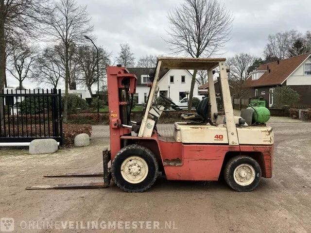 Heftruck nissan , bf03a35u, oranje, bouwjaar 1992 - afbeelding 8 van  15
