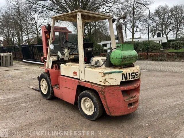 Heftruck nissan , bf03a35u, oranje, bouwjaar 1992 - afbeelding 9 van  15