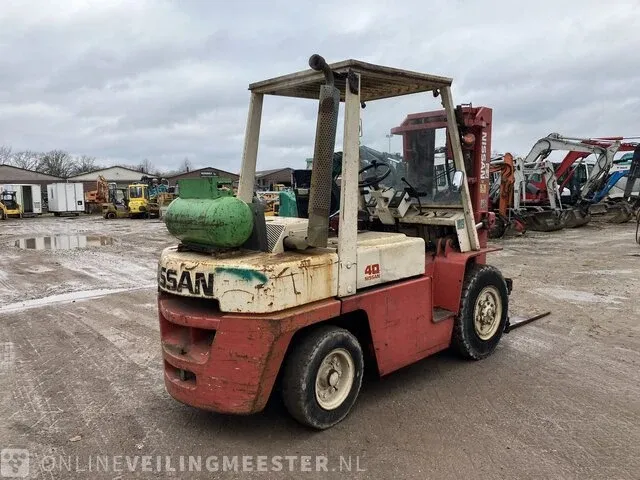 Heftruck nissan , bf03a35u, oranje, bouwjaar 1992 - afbeelding 14 van  15