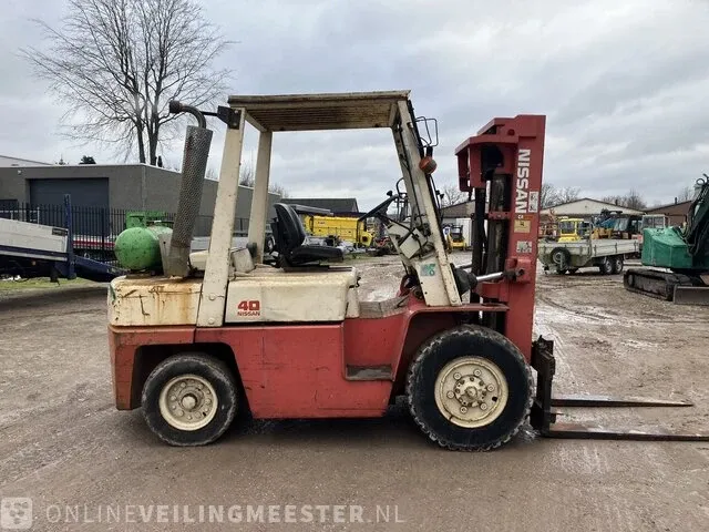Heftruck nissan , bf03a35u, oranje, bouwjaar 1992 - afbeelding 15 van  15