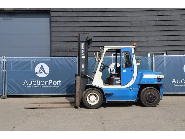 Heftruck samsung fd60 diesel 6000kg 3.7m 1996 - afbeelding 1 van  1