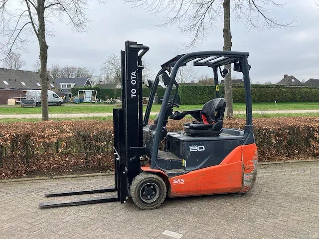 Heftruck toyota 8fbe20t elektrisch 2000kg - afbeelding 1 van  1