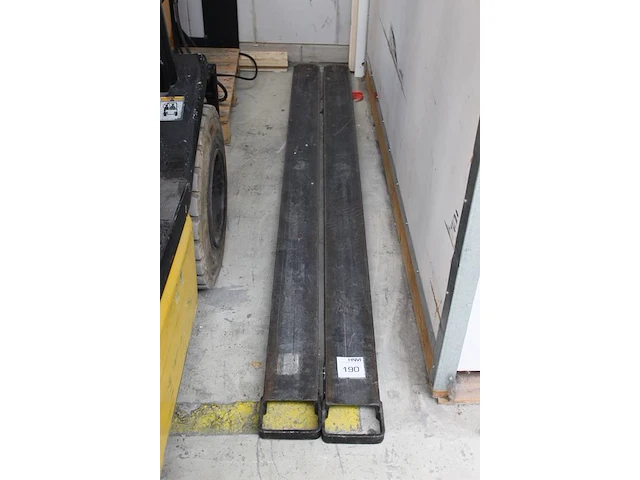 Heftruck verlenglepels. afmeting 220 x 14 cm. - afbeelding 2 van  3