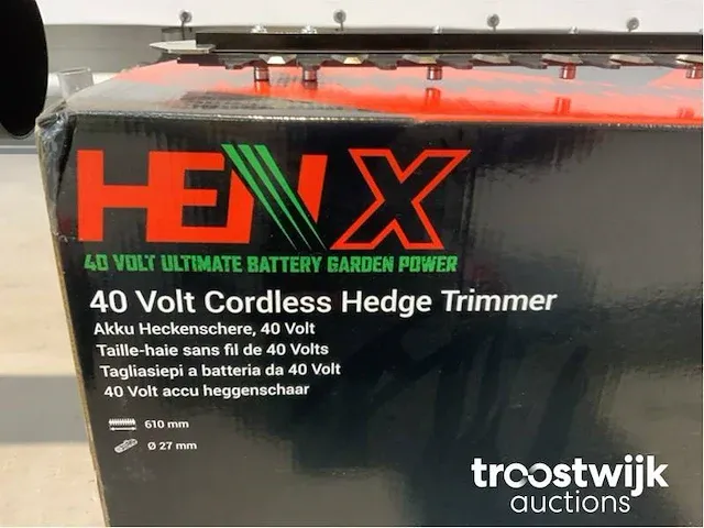 Heggenschaar + bladblazer + accu - afbeelding 14 van  14