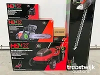 Heggenschaar, kettingzaag en grasmaaier op accu - afbeelding 4 van  9