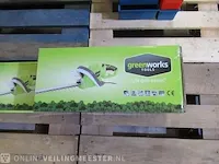 Heggeschaar greenworks, 500 watt - afbeelding 3 van  3