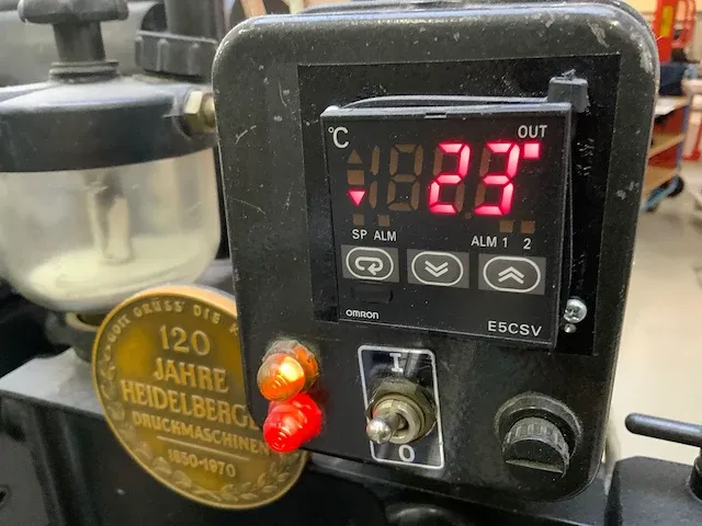 Heidelberg - degelpers met hotfoil stamping system - afbeelding 2 van  14