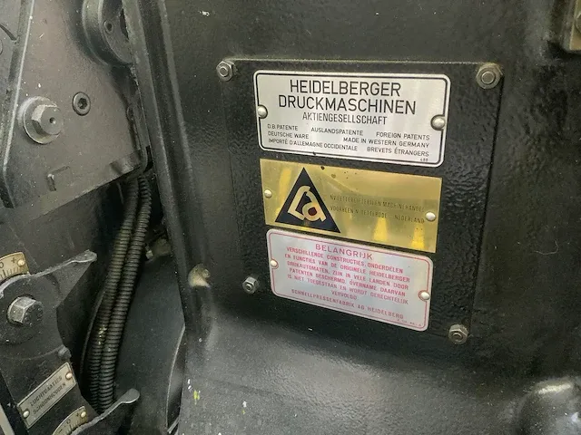 Heidelberg - degelpers met hotfoil stamping system - afbeelding 4 van  14