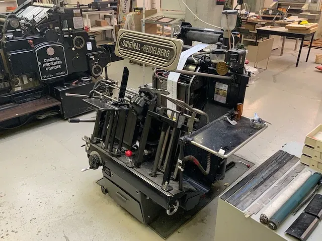 Heidelberg - degelpers met hotfoil stamping system - afbeelding 7 van  14
