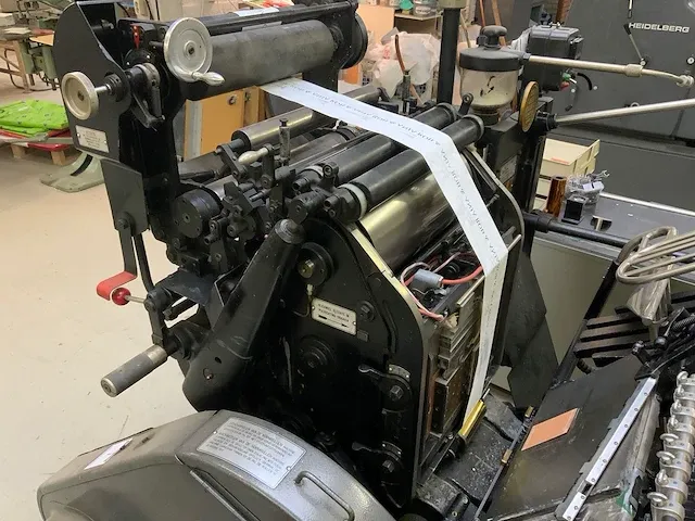 Heidelberg - degelpers met hotfoil stamping system - afbeelding 12 van  14