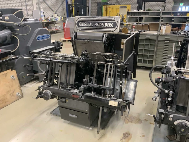 Heidelberg gt degelpers - afbeelding 1 van  9