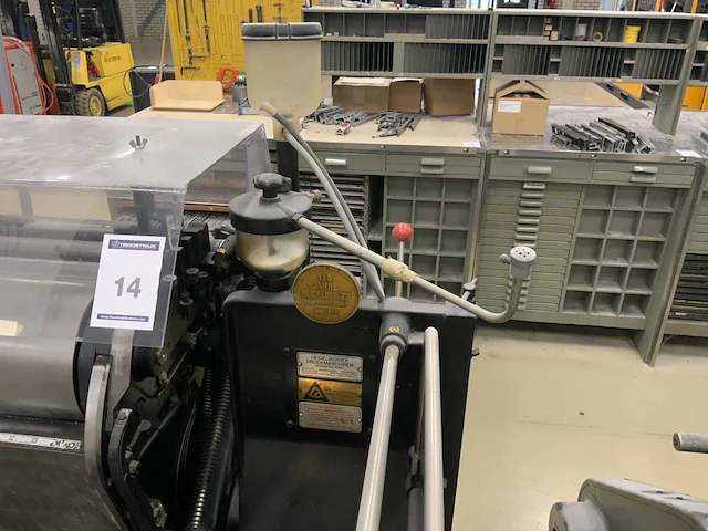 Heidelberg gt degelpers - afbeelding 8 van  9