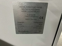 Heidelberg stahlfolder - 2018 - bh82 - voltassen vouwmachine - afbeelding 5 van  29