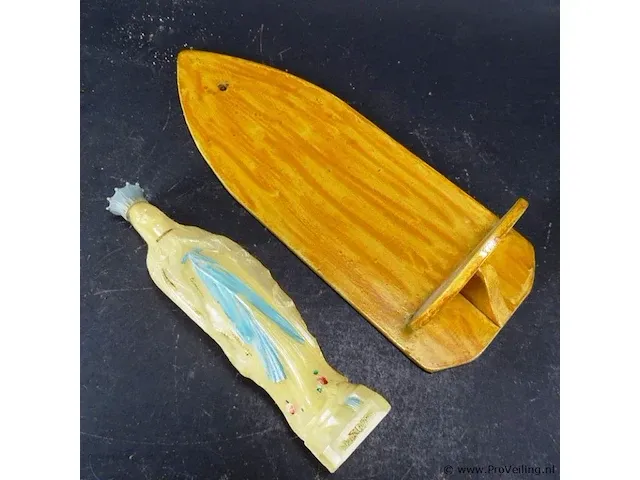 Heilige op houten console - afbeelding 3 van  5