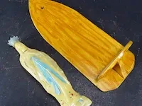 Heilige op houten console - afbeelding 3 van  5