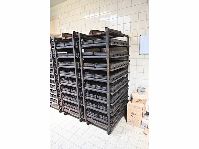 Hein 8-delige rvs ovenwagen (3x) - afbeelding 2 van  9
