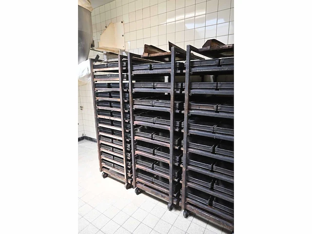 Hein 8-delige rvs ovenwagen (3x) - afbeelding 3 van  9