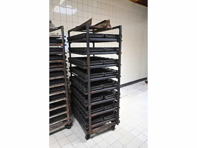 Hein 8-delige rvs ovenwagen (4x) - afbeelding 3 van  9