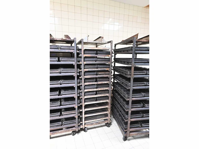 Hein 8-delige rvs ovenwagen (4x) - afbeelding 4 van  9