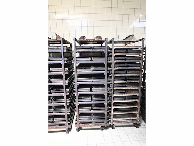 Hein 8-delige rvs ovenwagen (4x) - afbeelding 5 van  9