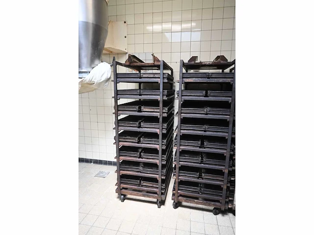 Hein 8-delige rvs ovenwagen (4x) - afbeelding 6 van  9