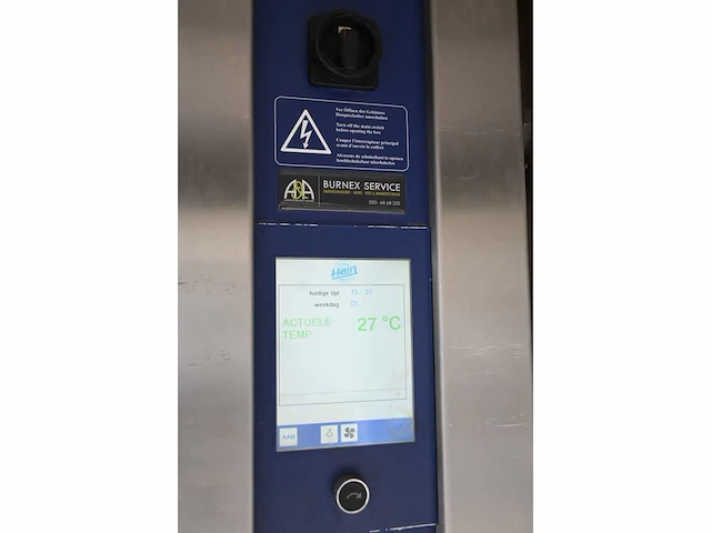 Hein luxrotor bakkerij rotatie oven met rvs afzuigkap (3x) - afbeelding 3 van  25