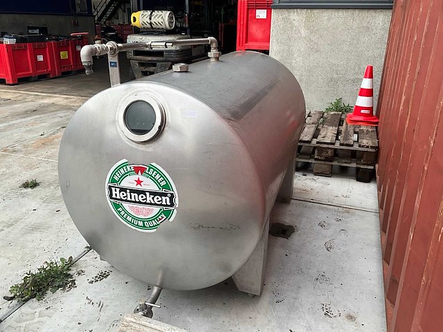 Heineken biertank - 1000 liter - opslagtank - afbeelding 7 van  12