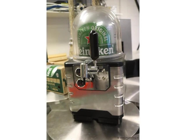 Heineken blad tapinstallatie incl. 3x fust - 29x39x62cm - afbeelding 2 van  6