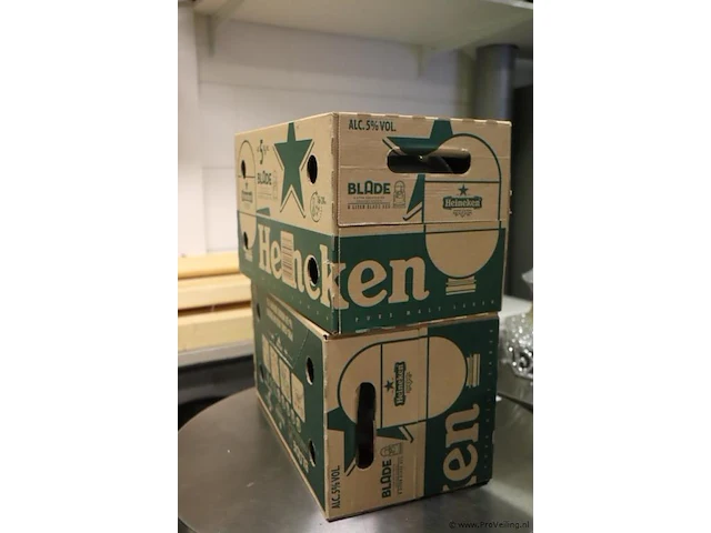 Heineken blad tapinstallatie incl. 3x fust - 29x39x62cm - afbeelding 5 van  6