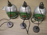 Heineken hanglampen met opdruk - 3 stuks - afbeelding 1 van  5
