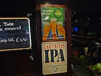 Heineken / lagunitas - decoratie reclamebord (2x) - afbeelding 1 van  2